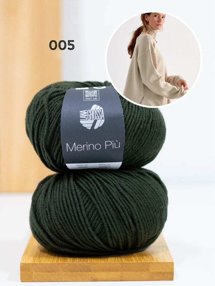 Strickpaket Pullover Ida II - Merino Più