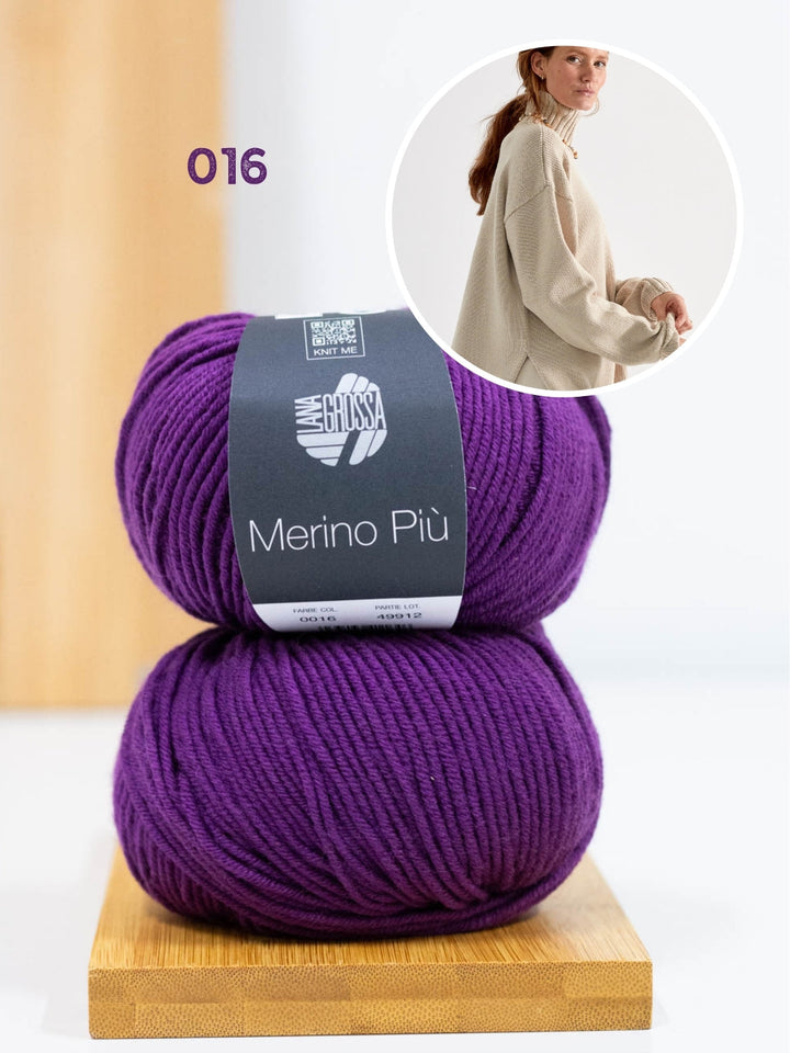 Strickpaket Pullover Ida II - Merino Più
