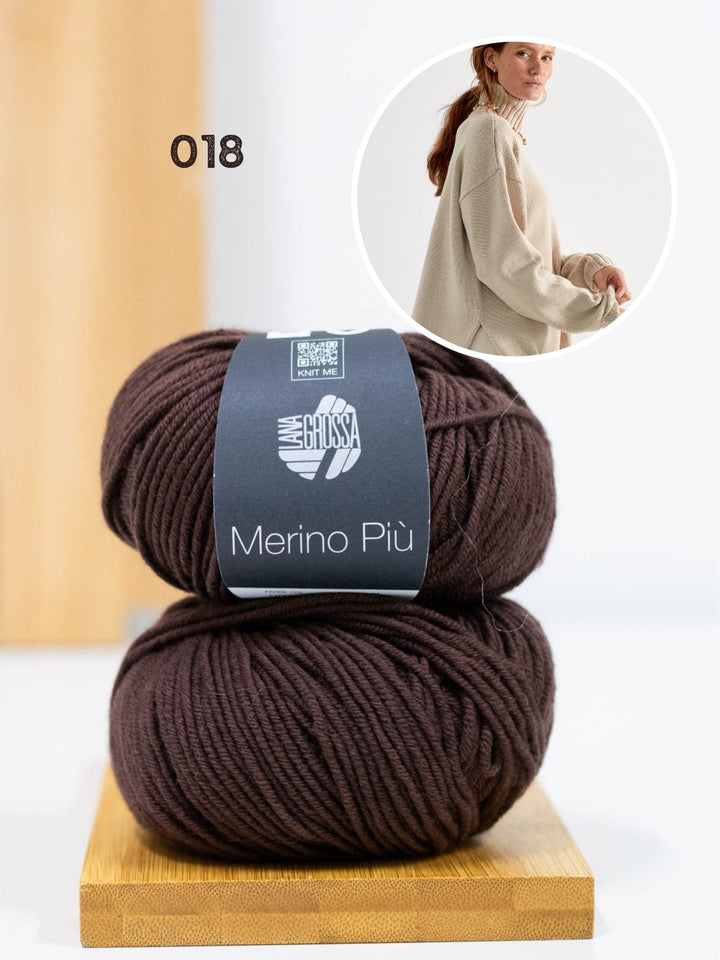 Strickpaket Pullover Ida II - Merino Più
