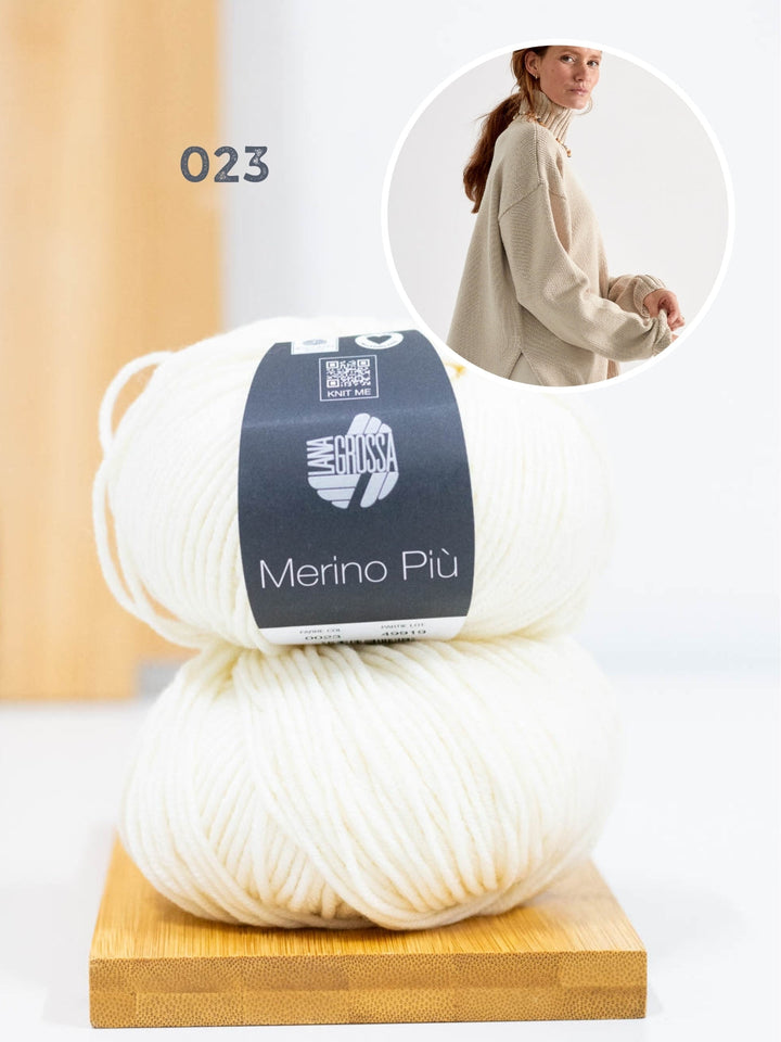 Strickpaket Pullover Ida II - Merino Più
