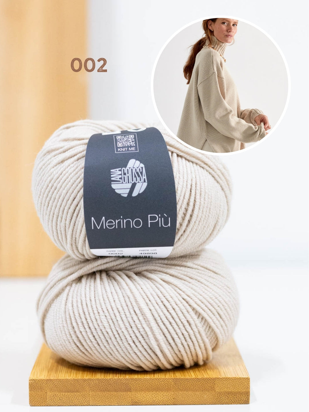Strickpaket Pullover Ida II - Merino Più