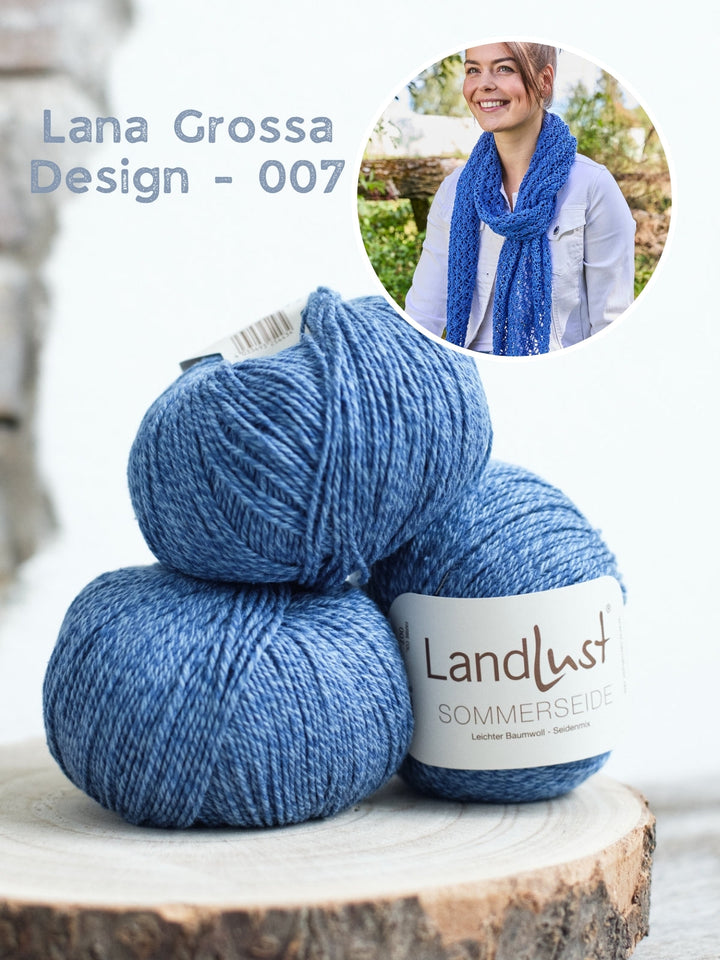 Strickpaket Landlust Sommerseide Dreieckstuch