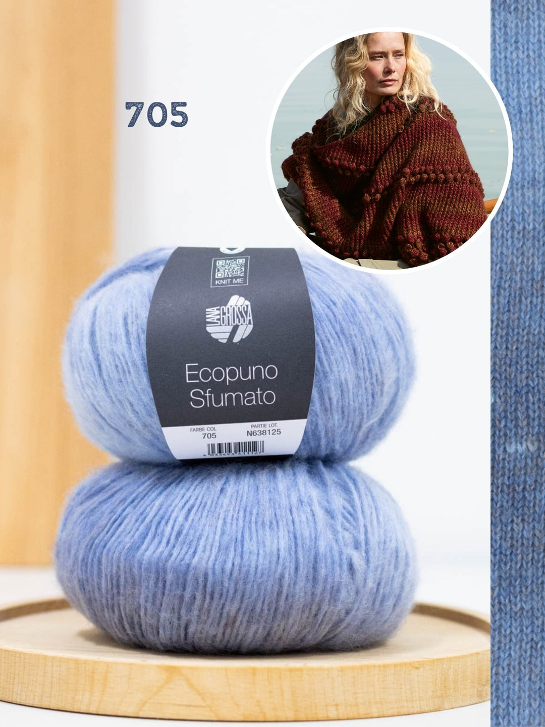 Strickpaket Ecopuno Sfumato Tuch