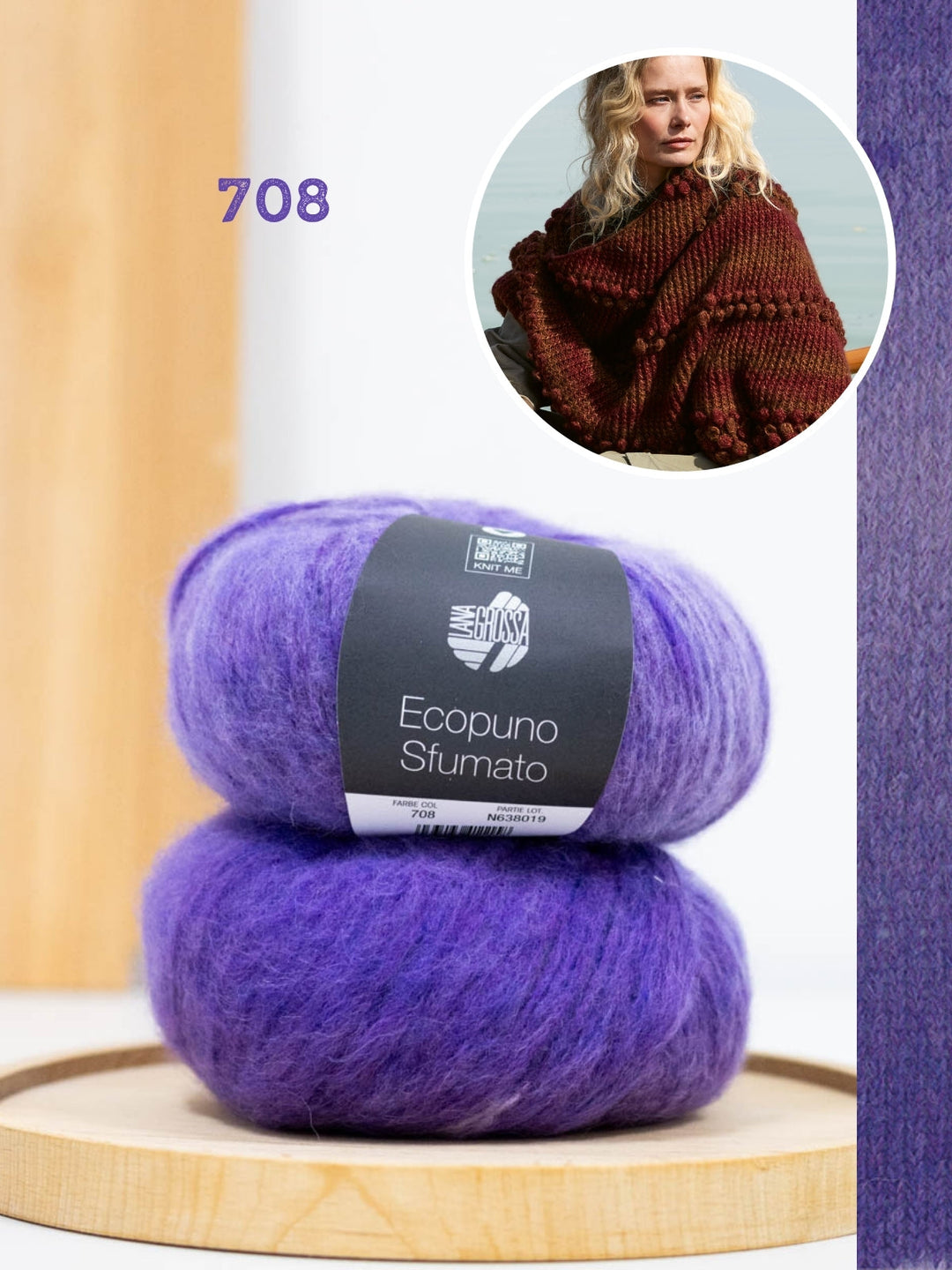 Strickpaket Ecopuno Sfumato Tuch