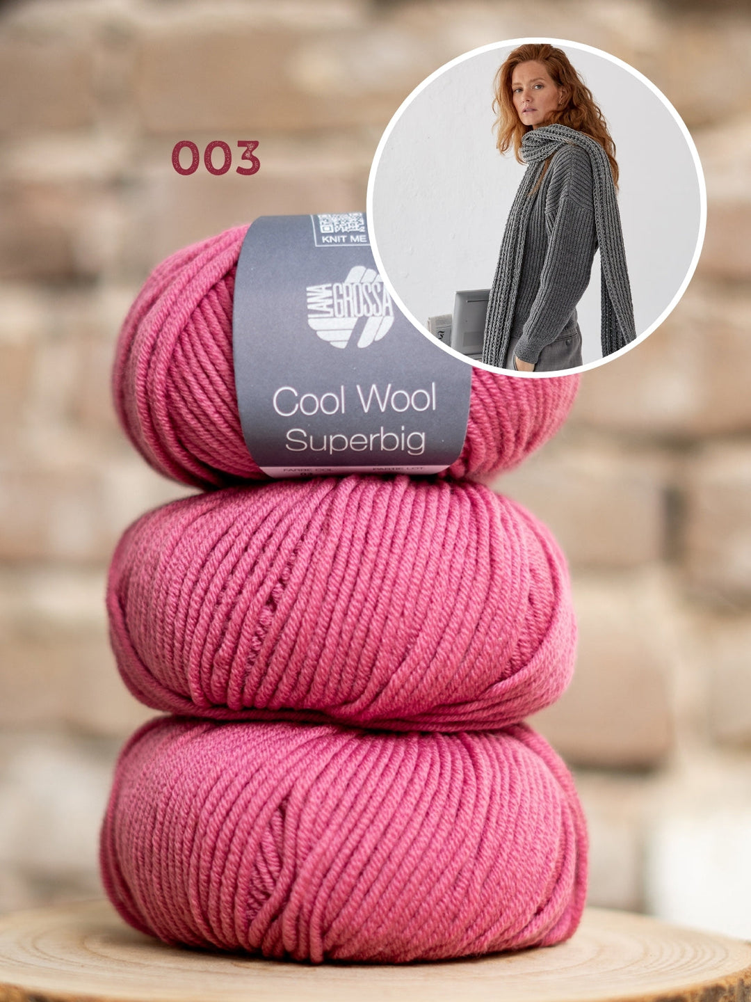 Strickpaket Cool Wool Superbig Schal