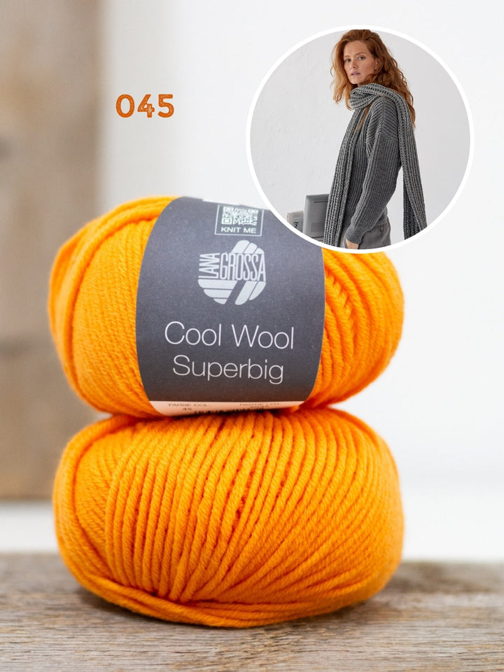 Strickpaket Cool Wool Superbig Schal