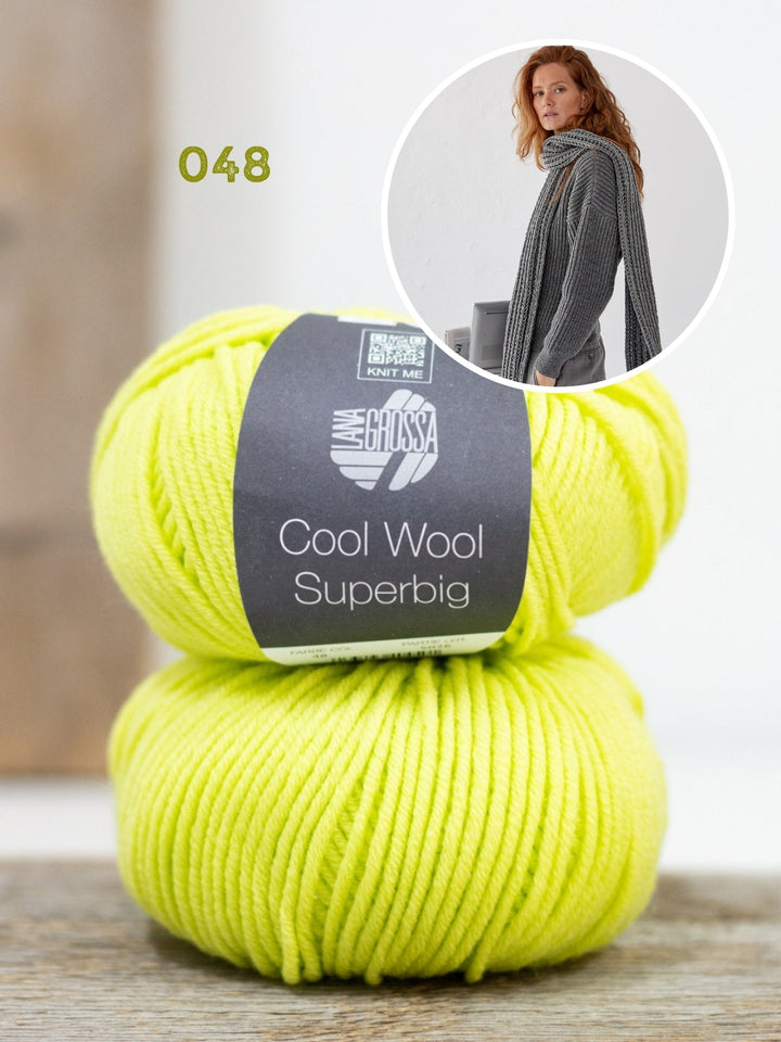 Strickpaket Cool Wool Superbig Schal