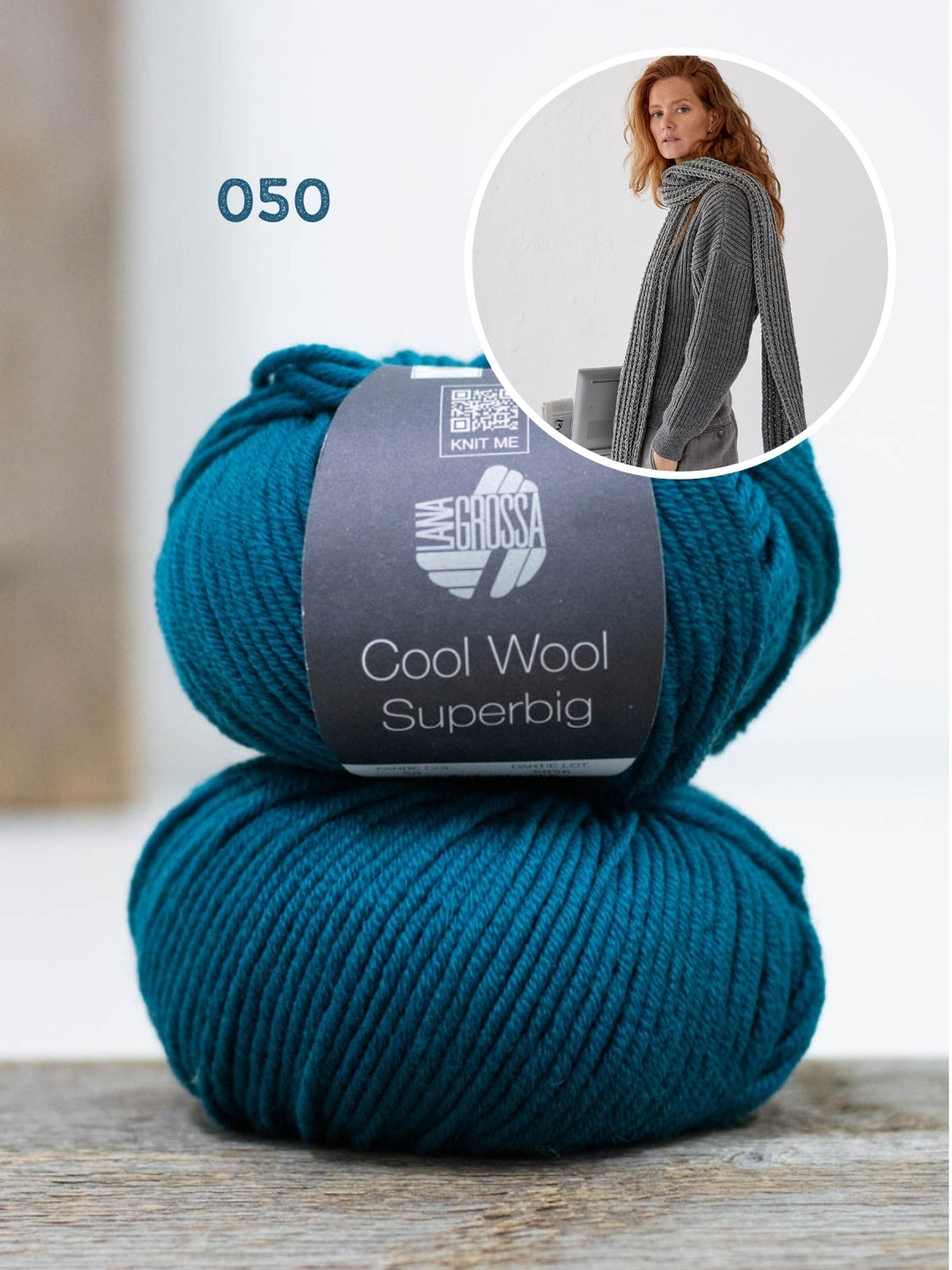 Strickpaket Cool Wool Superbig Schal