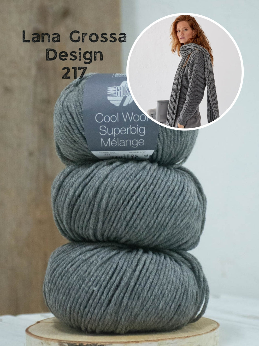 Strickpaket Cool Wool Superbig Schal