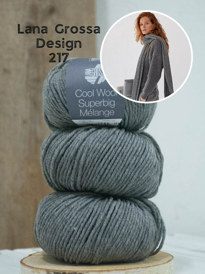 Strickpaket Cool Wool Superbig Schal