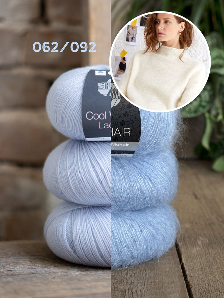 Strickpaket Shirt Hedda I - Cool Wool Lace und Silkhair