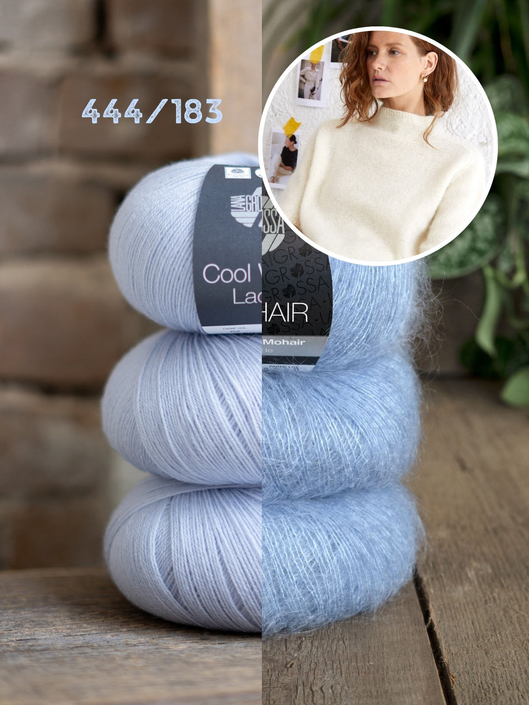 Strickpaket Shirt Hedda I - Cool Wool Lace und Silkhair