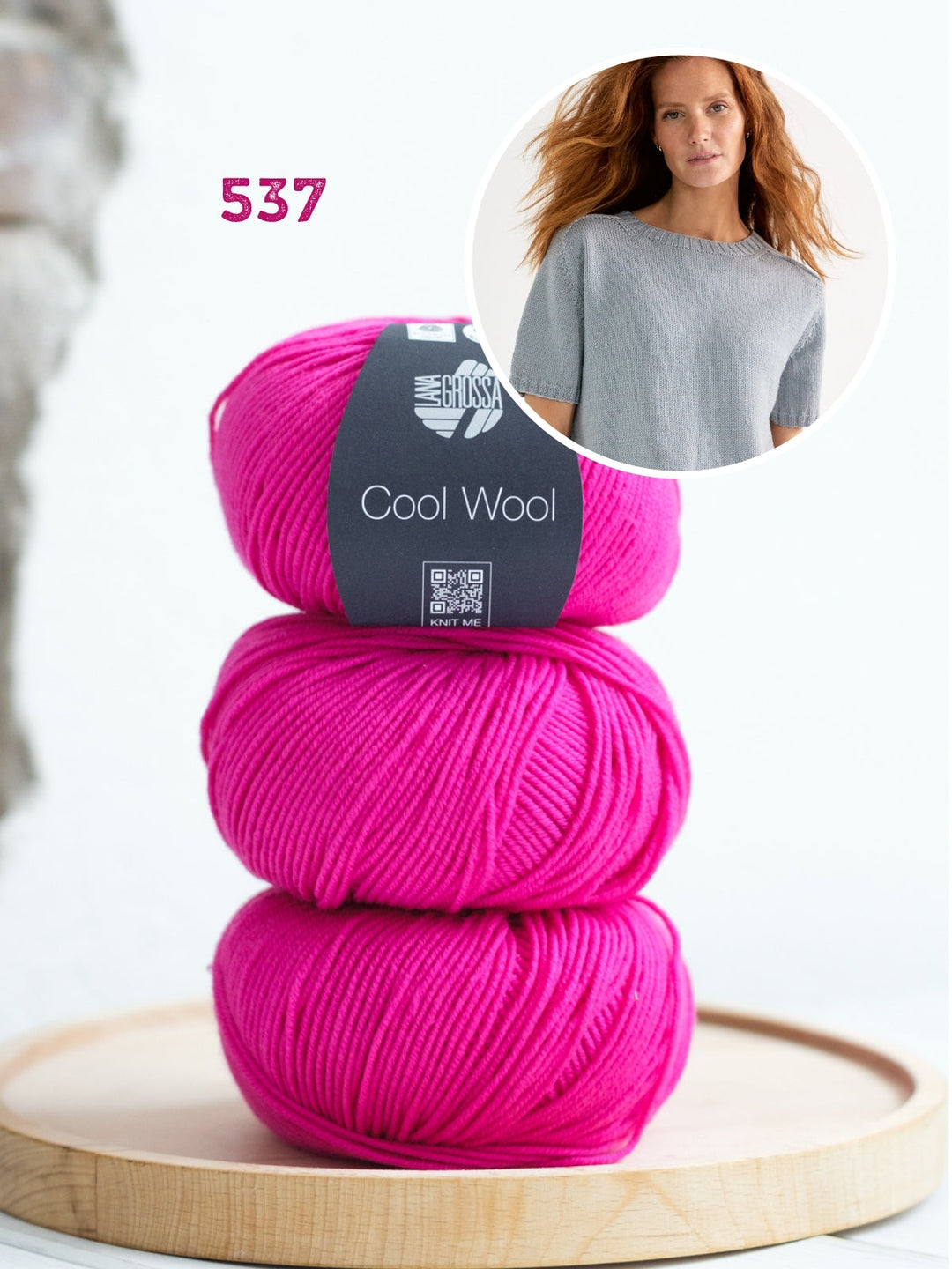 Strickpaket Shirt Hedda II - Cool Wool