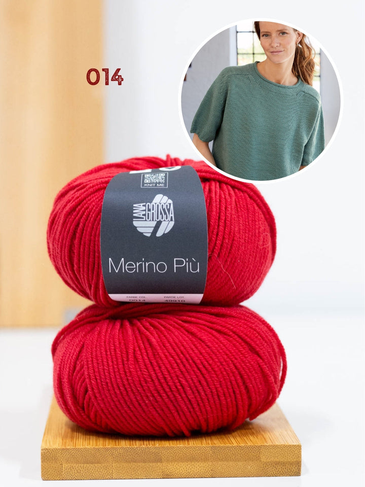 Strickpaket Shirt Hedda III - Merino Più