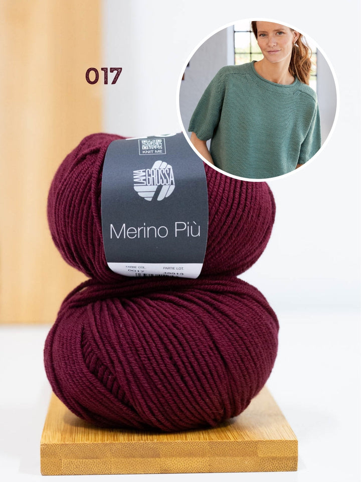 Strickpaket Shirt Hedda III - Merino Più
