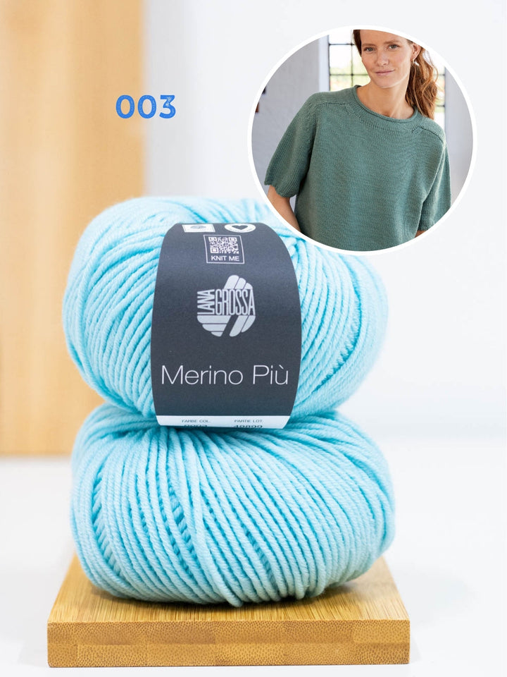 Strickpaket Shirt Hedda III - Merino Più