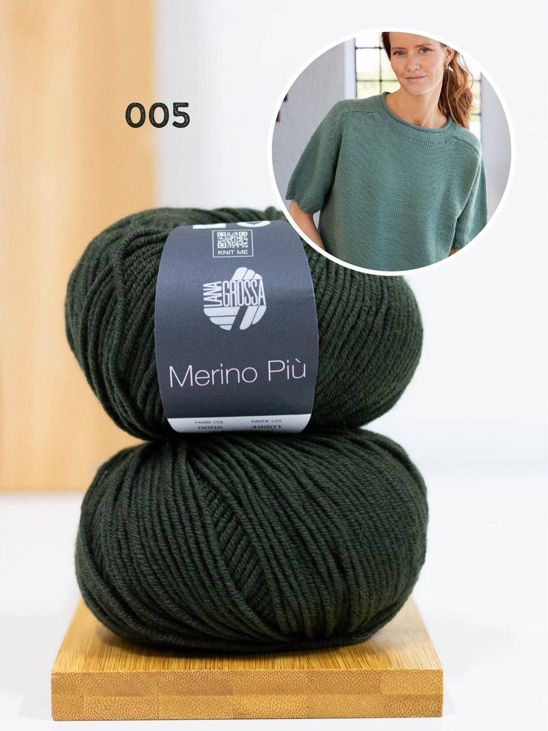 Strickpaket Shirt Hedda III - Merino Più