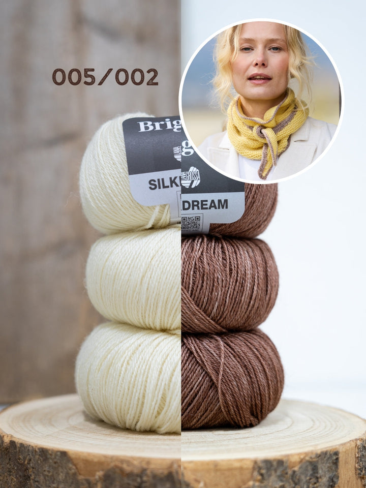 Strickpaket Brigitte Silkdream Schal