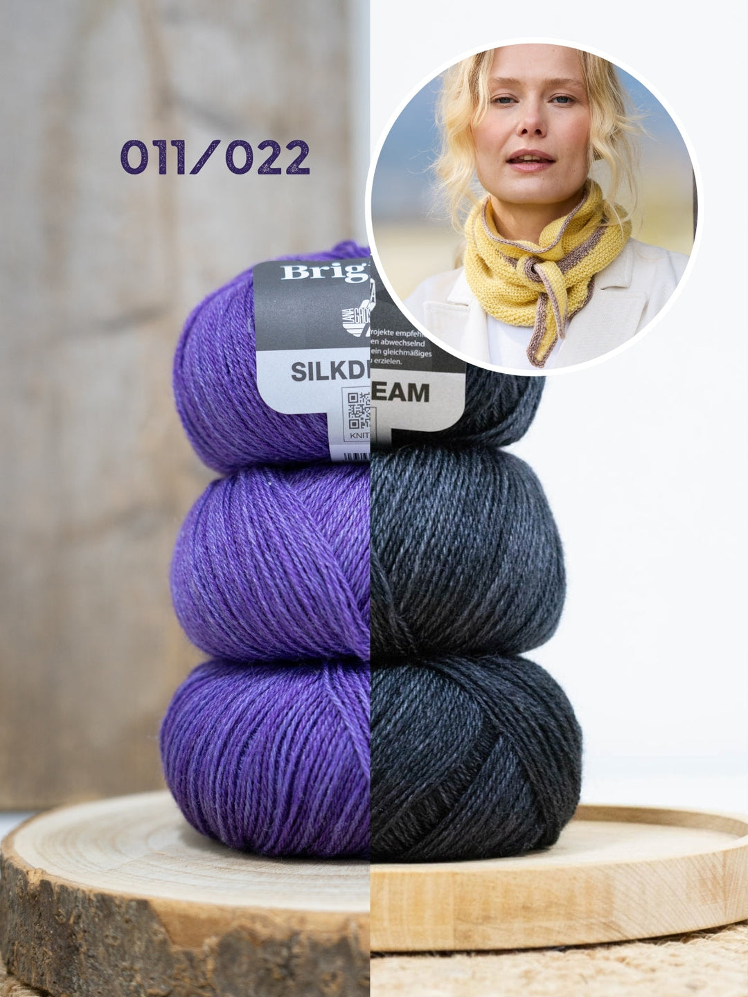 Strickpaket Brigitte Silkdream Schal