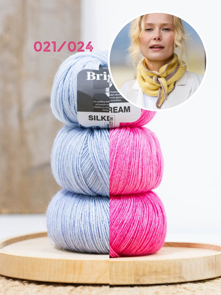 Strickpaket Brigitte Silkdream Schal