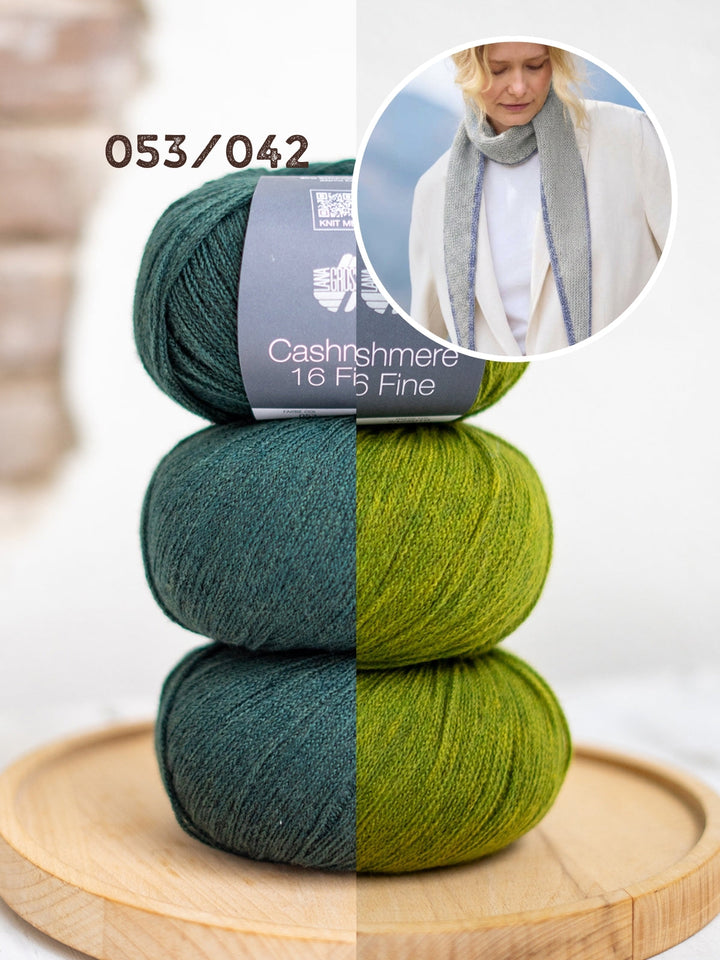Strickpaket Cashmere 16 Fine Schal
