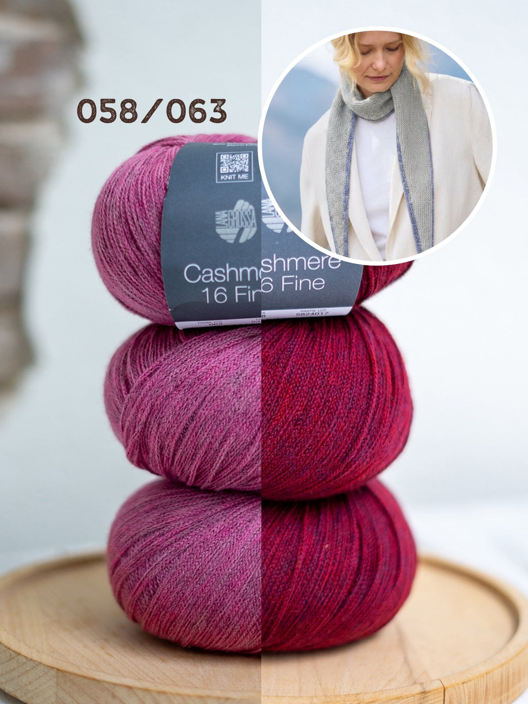 Strickpaket Cashmere 16 Fine Schal