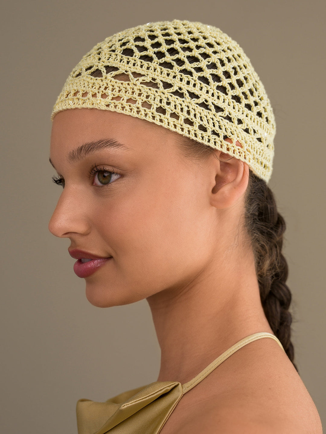 Häkel- und Strickpaket glitzernde Accessoires