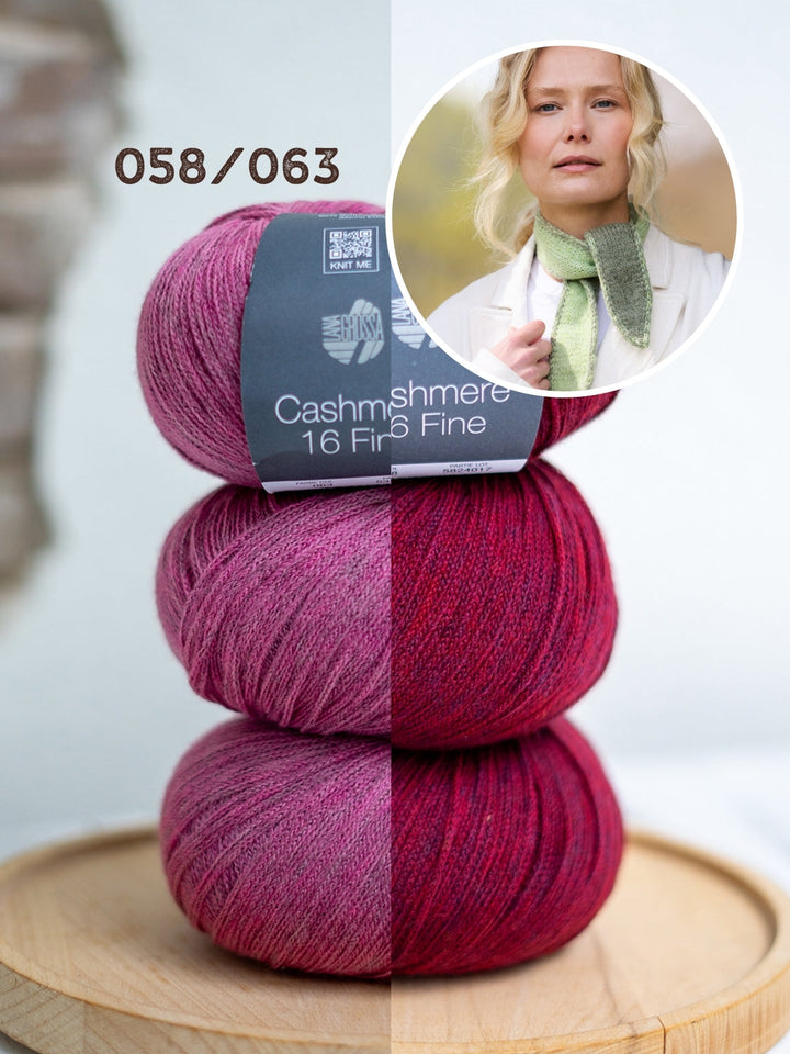 Strickpaket Cashmere 16 Fine Schal