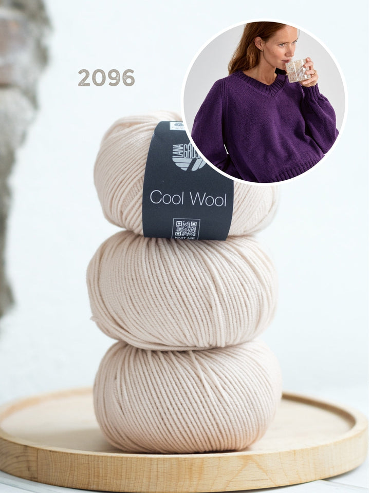 Strickpaket Pullover Hannah III - Cool Wool