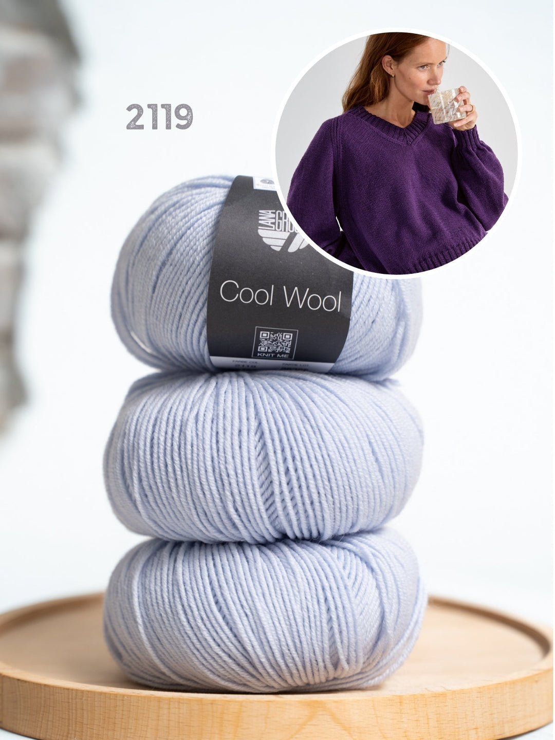 Strickpaket Pullover Hannah III - Cool Wool