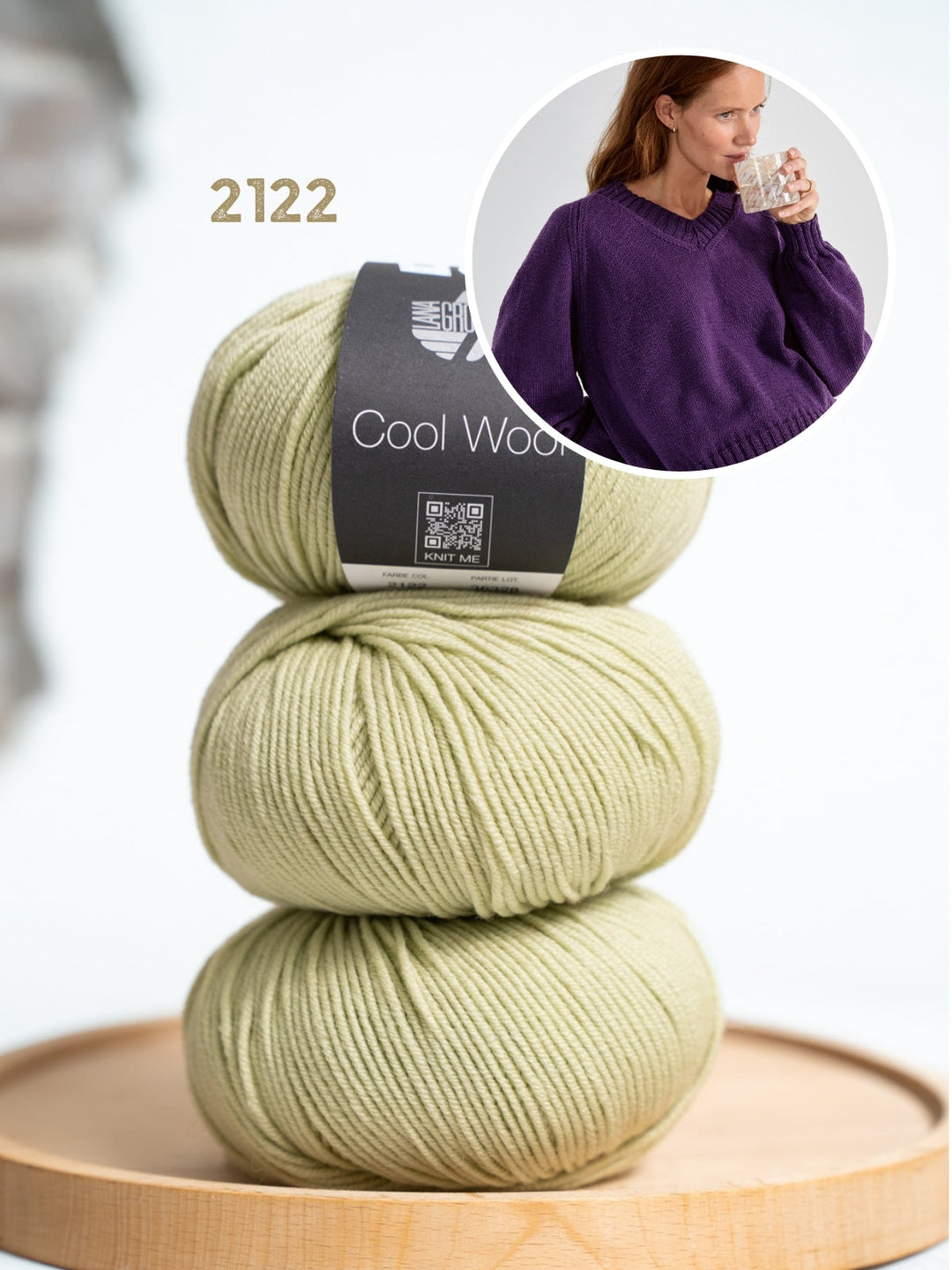 Strickpaket Pullover Hannah III - Cool Wool