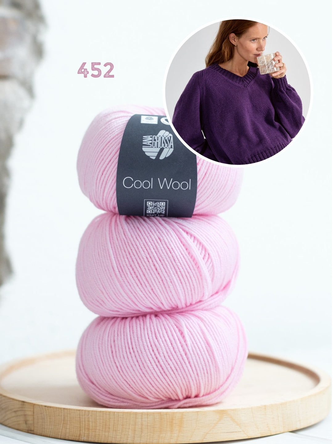 Strickpaket Pullover Hannah III - Cool Wool