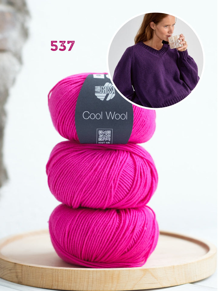 Strickpaket Pullover Hannah III - Cool Wool