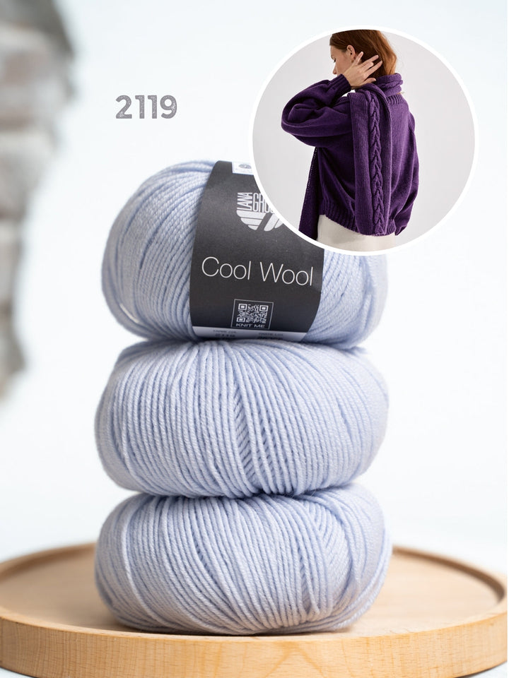Strickpaket Cool Wool Schal