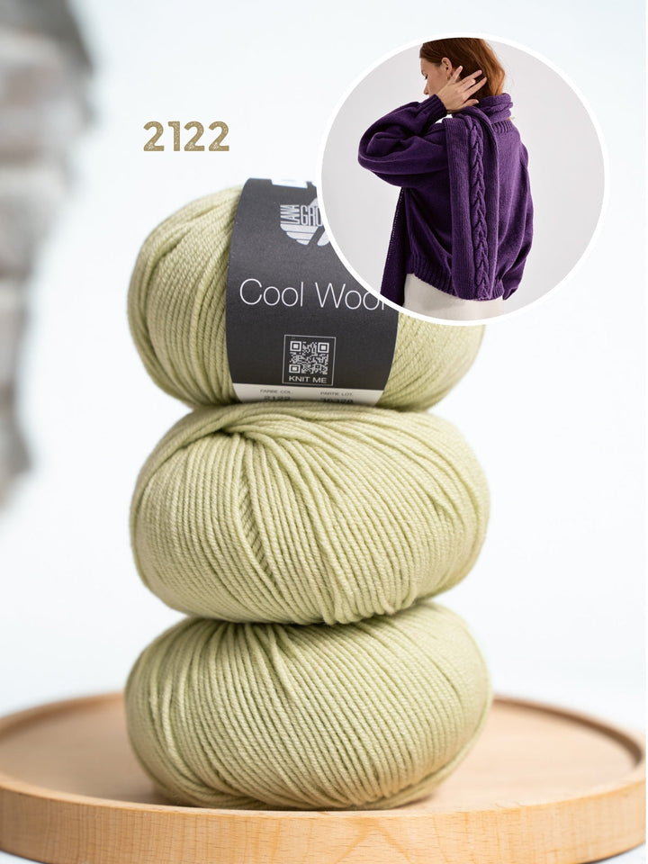 Strickpaket Cool Wool Schal