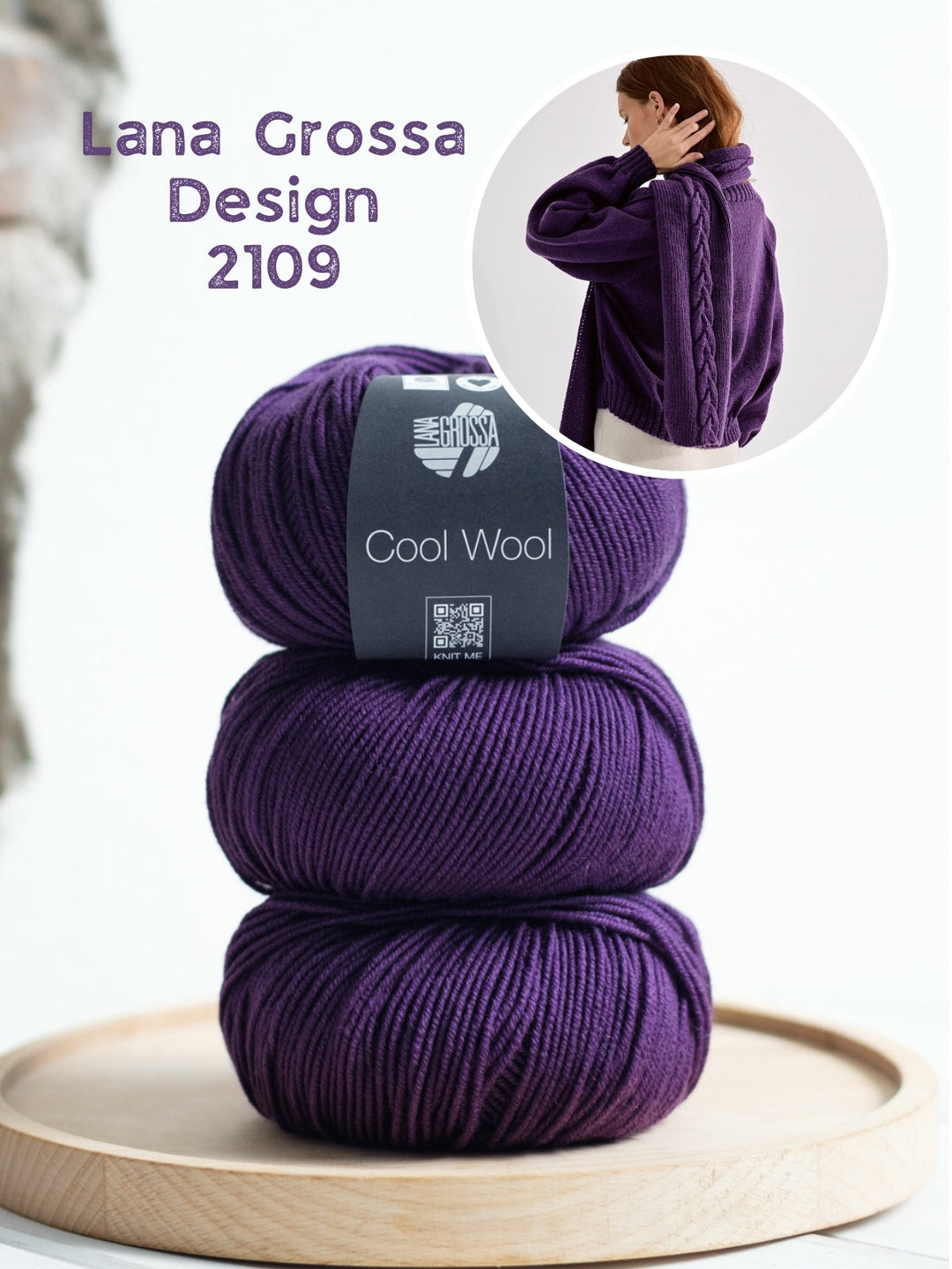 Strickpaket Cool Wool Schal