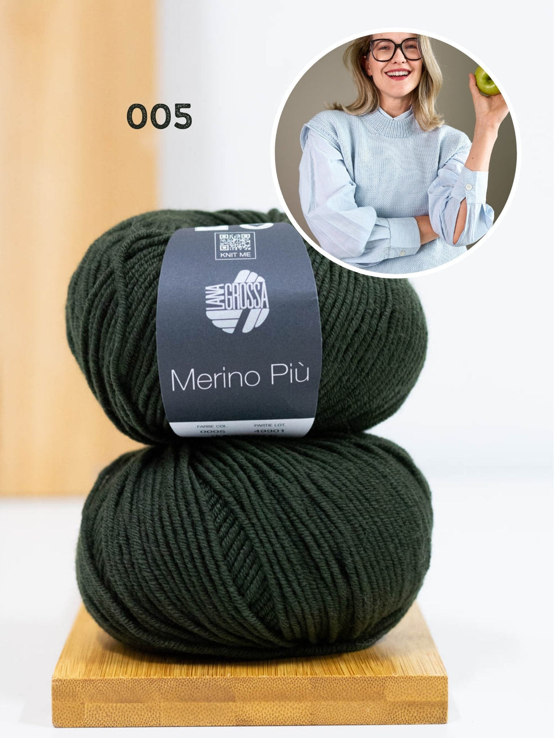 Strickpaket Pullunder Sinchens - Merino Più