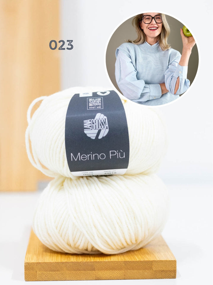 Strickpaket Pullunder Sinchens - Merino Più