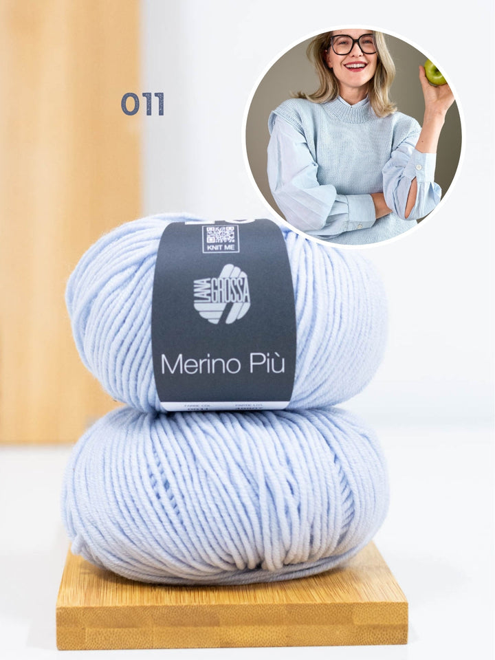 Strickpaket Pullunder Sinchens - Merino Più