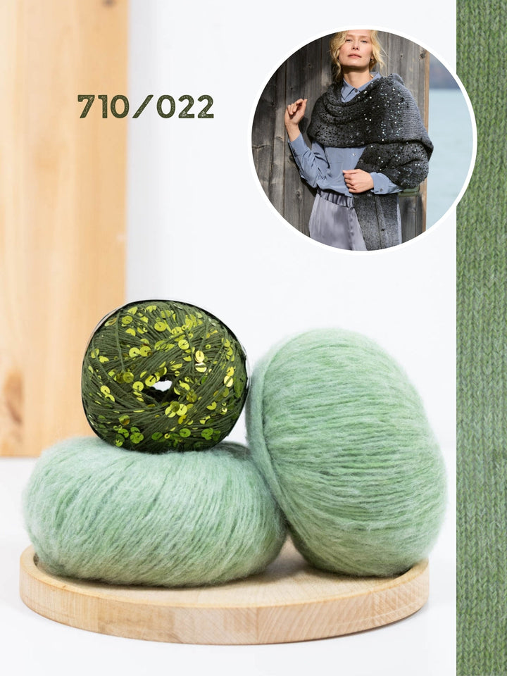 Strickpaket Ecopuno Sfumato Cosmo Stola