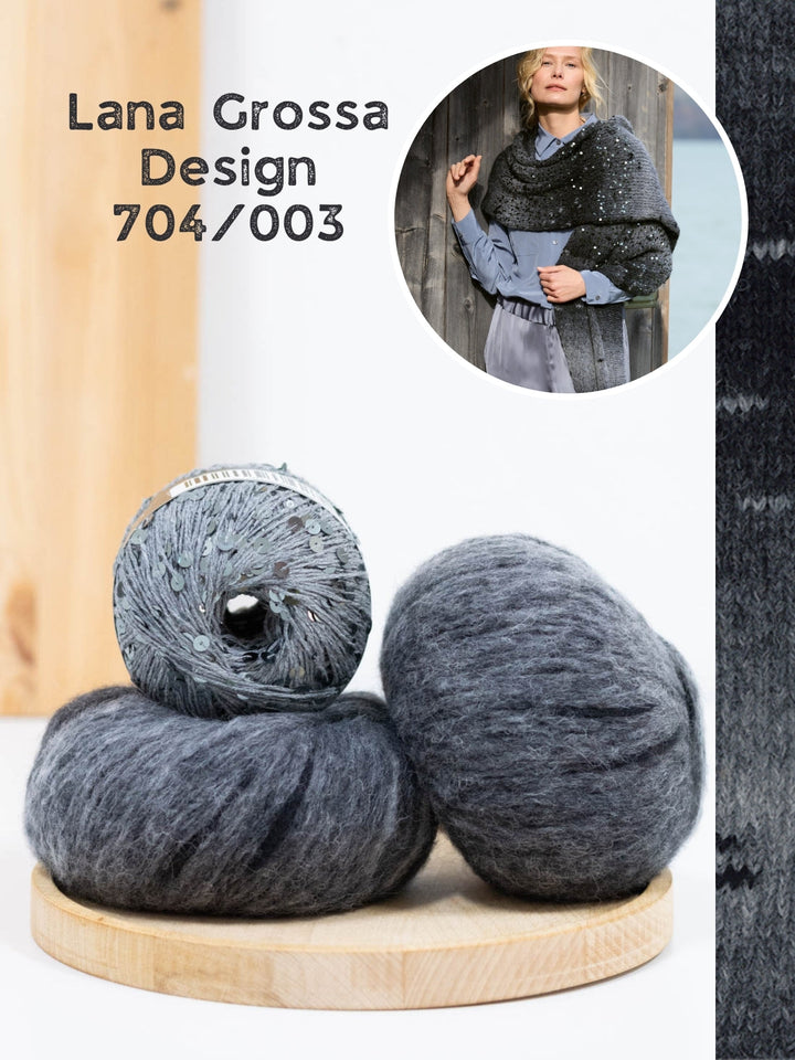 Strickpaket Ecopuno Sfumato Cosmo Stola