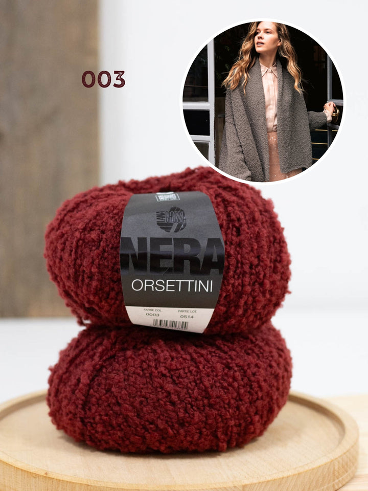 Strickpaket Orsettini Schalkragen-Cardigan