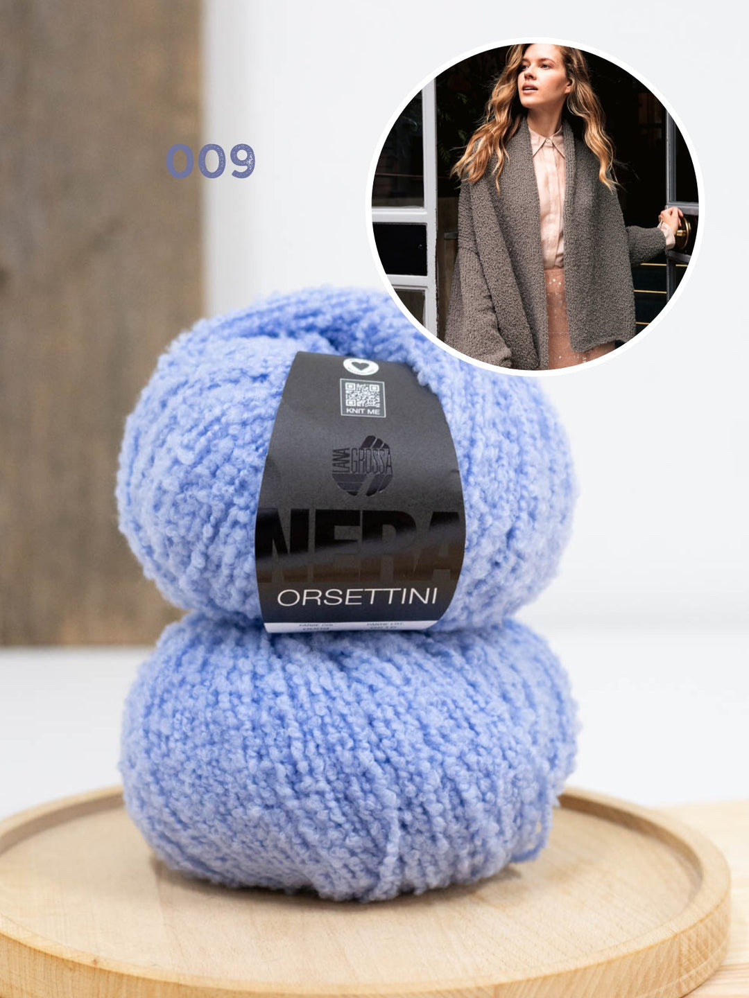Strickpaket Orsettini Schalkragen-Cardigan