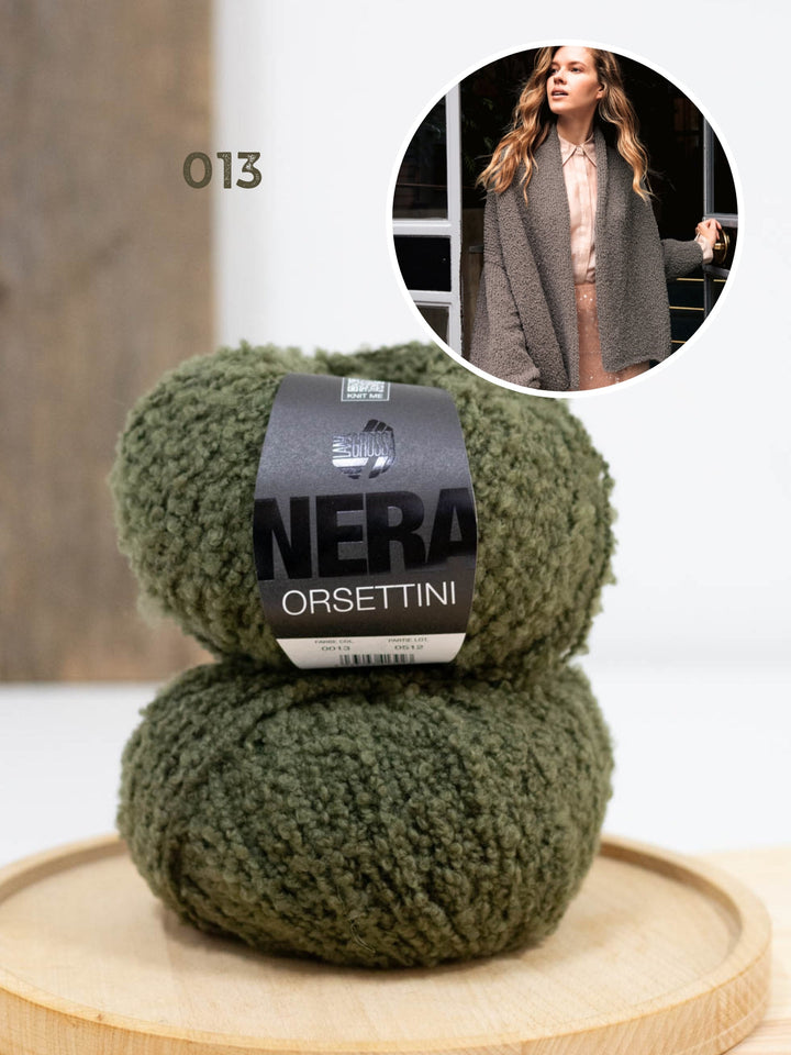 Strickpaket Orsettini Schalkragen-Cardigan