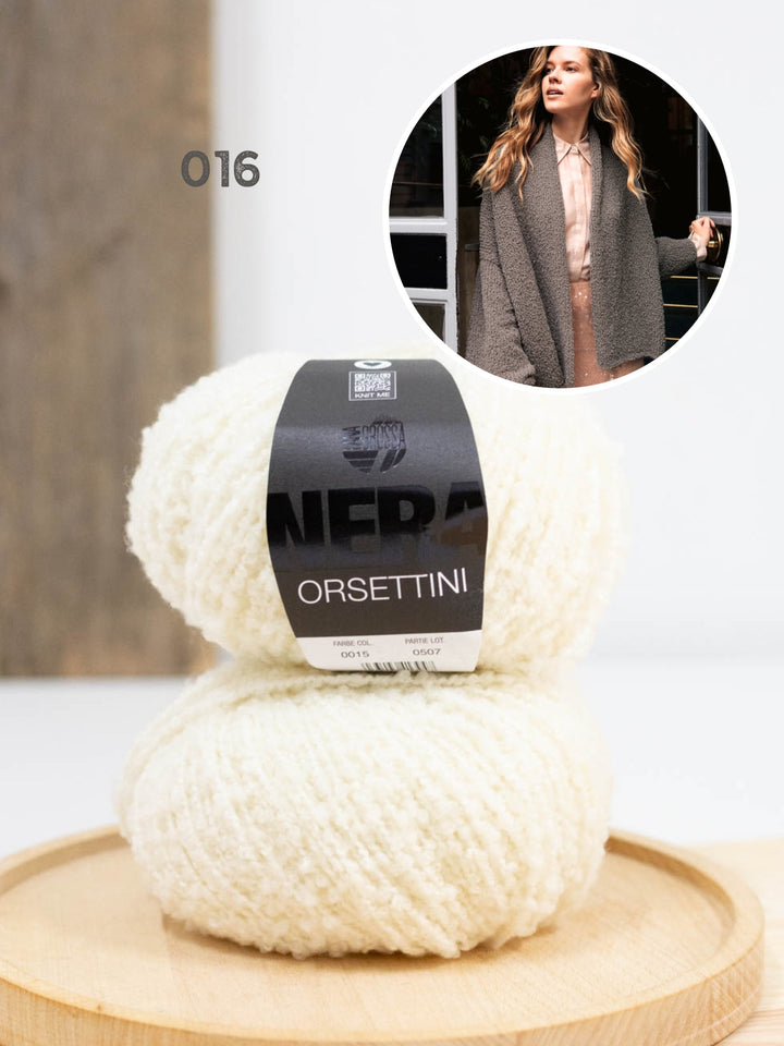 Strickpaket Orsettini Schalkragen-Cardigan