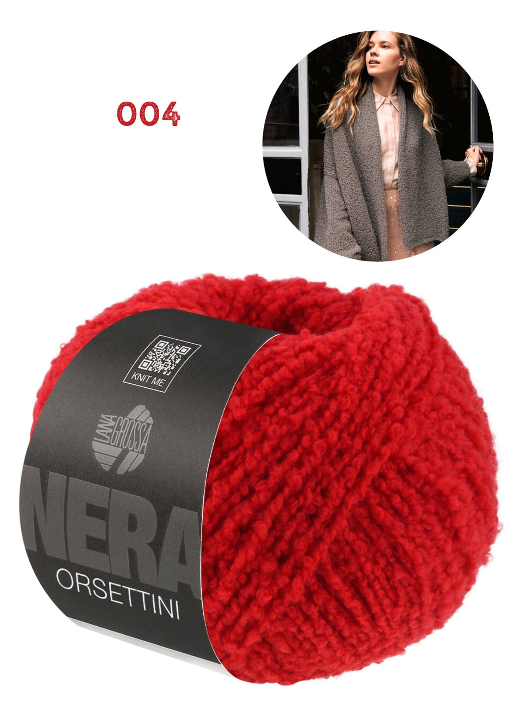 Strickpaket Orsettini Schalkragen-Cardigan