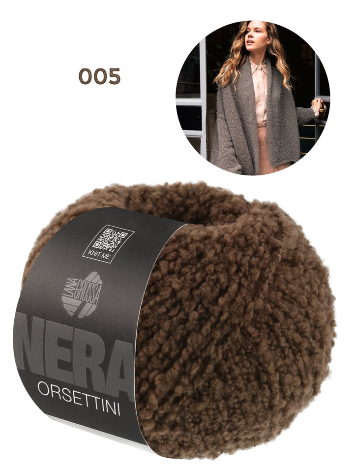 Strickpaket Orsettini Schalkragen-Cardigan