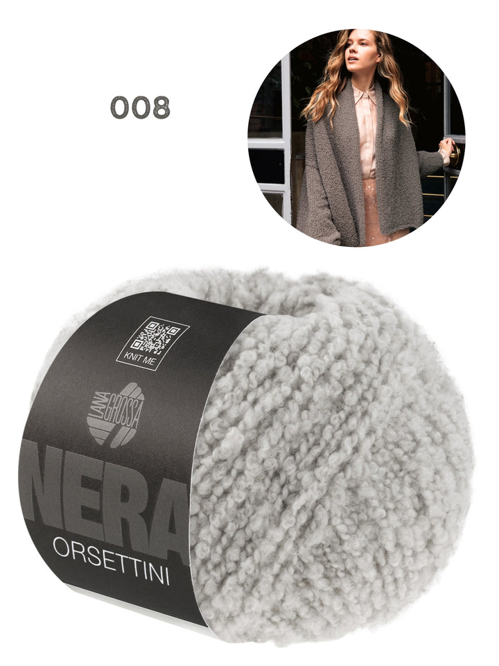 Strickpaket Orsettini Schalkragen-Cardigan