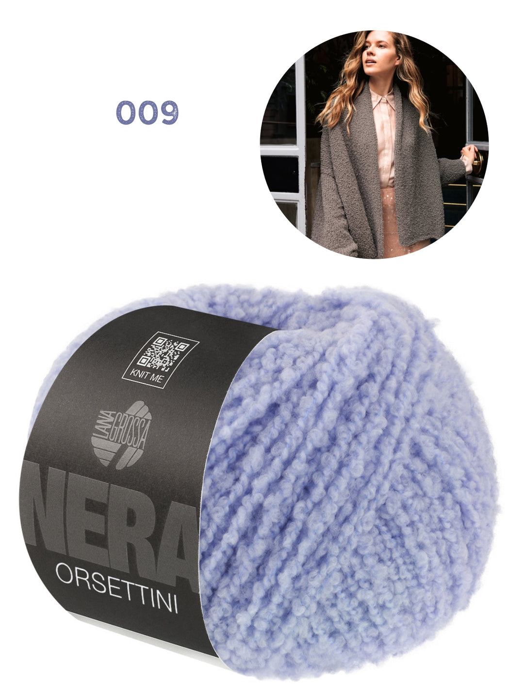 Strickpaket Orsettini Schalkragen-Cardigan
