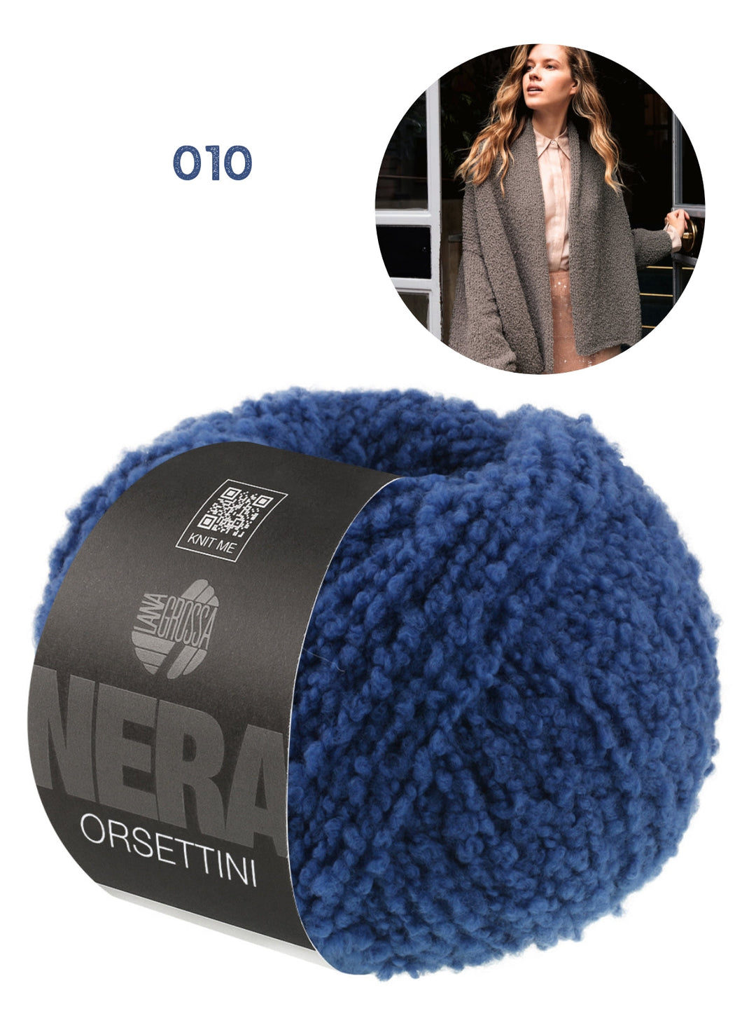 Strickpaket Orsettini Schalkragen-Cardigan